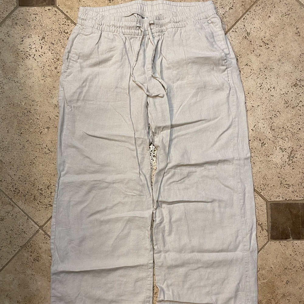 GAP flowy linen pants